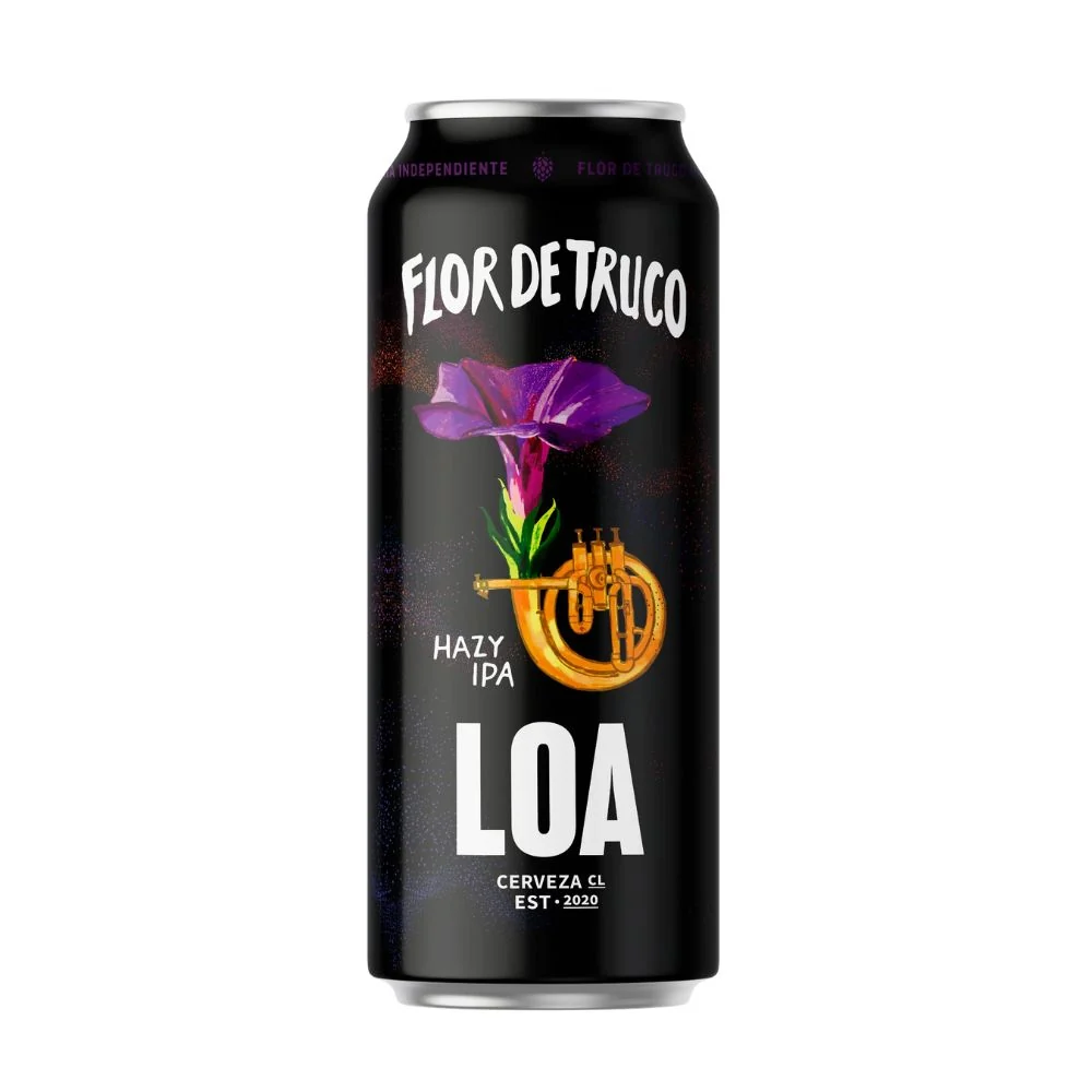 Cerveza Loa Flor de truco Hazy IPA 470cc Lata