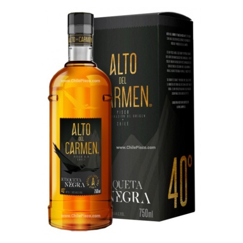 Pisco Alto del Carmen Etiqueta Negra Reservado 750cc