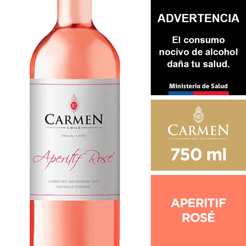Vino Carmen Rosé 750cc