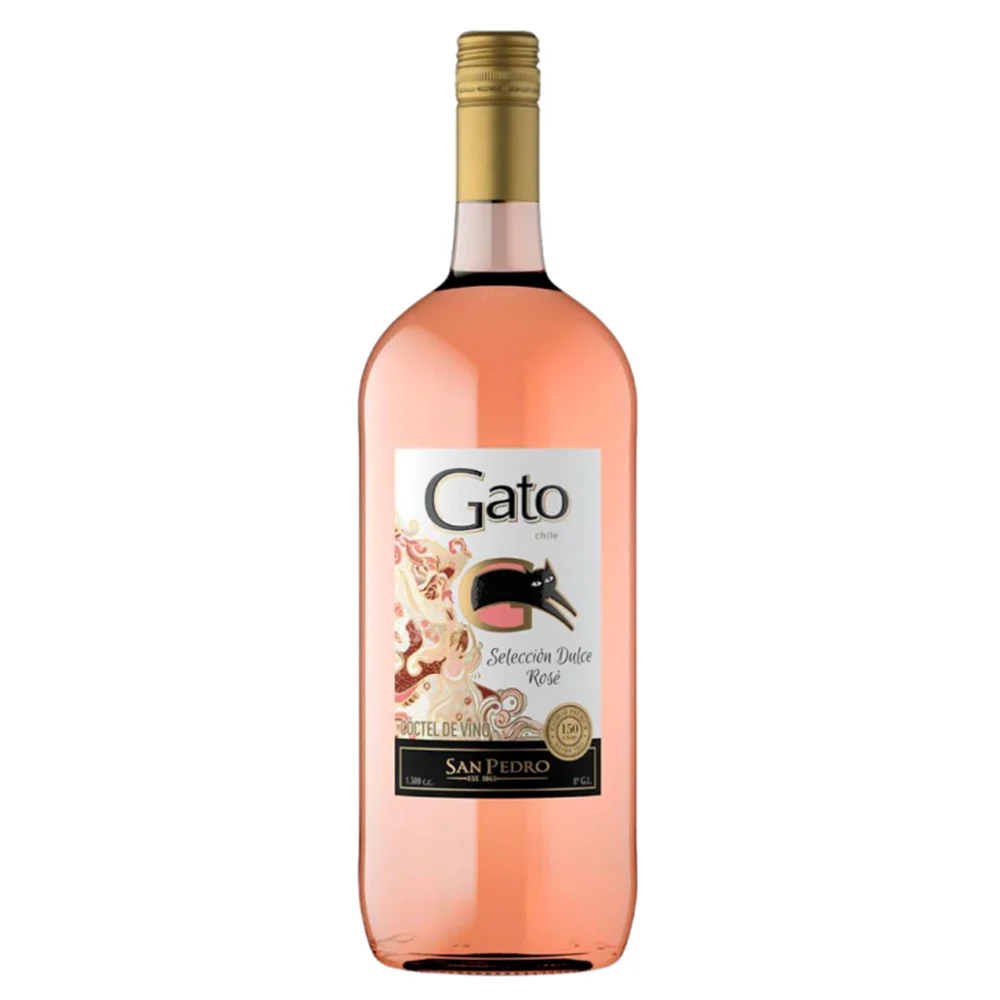 Vino Gato Seleccion Dulce Rosé 1500cc Botellon