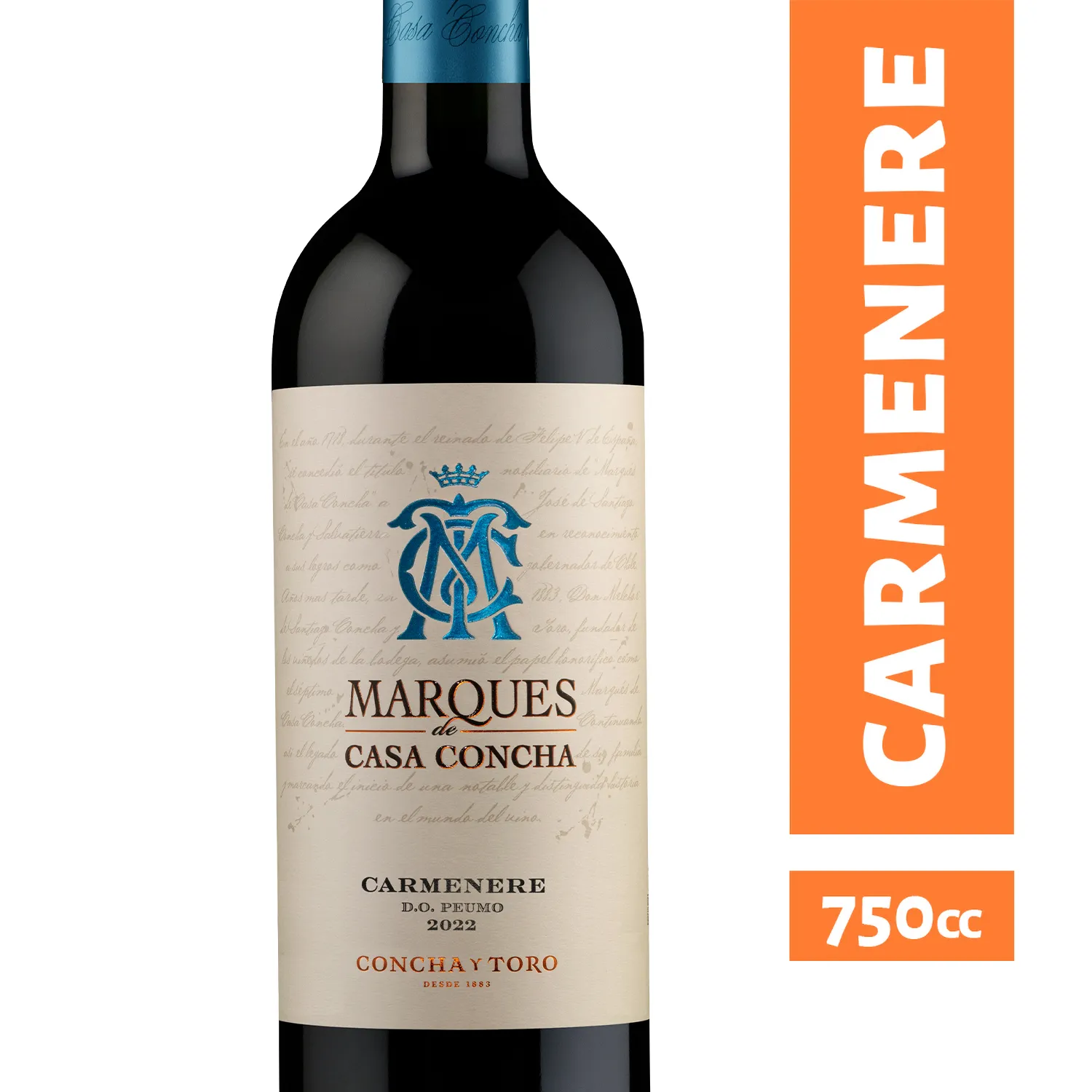 Vino Marques Casa Concha Carmenere 750cc