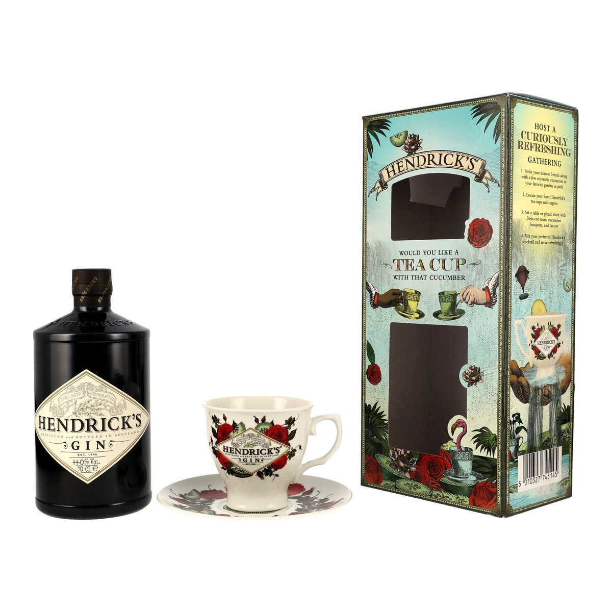 Gin Hendricks Con Tea cup 700cc
