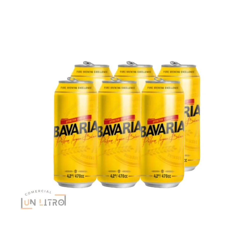 Cerveza Bavaria 473cc Lata