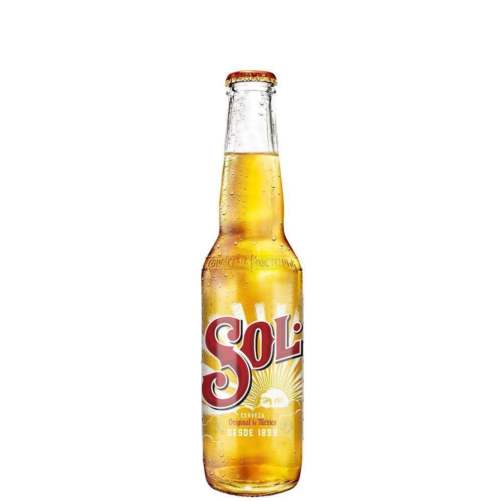 Cerveza Sol Lager 330cc Botellin