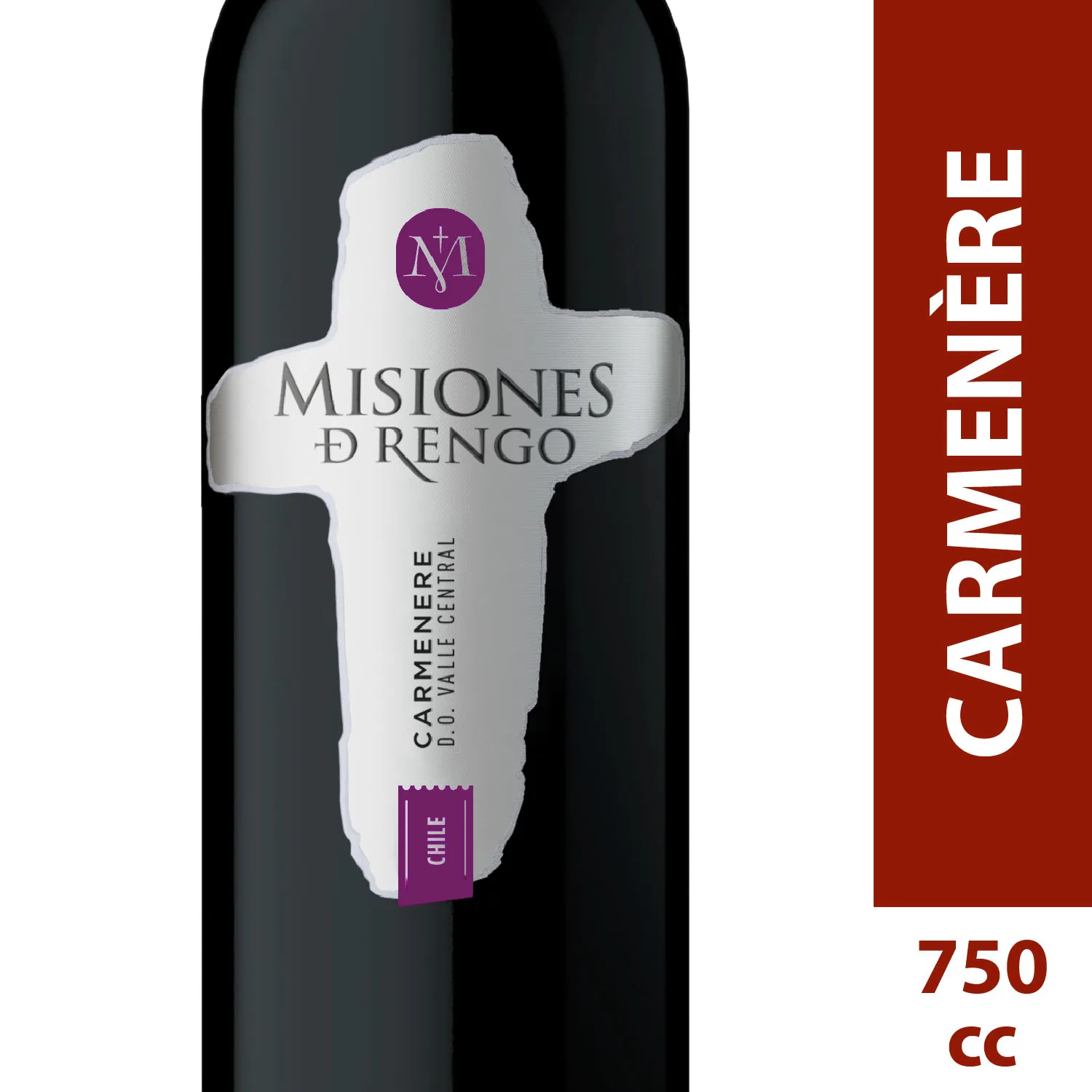 Vino Misiones de Rengo Carmenere 750cc