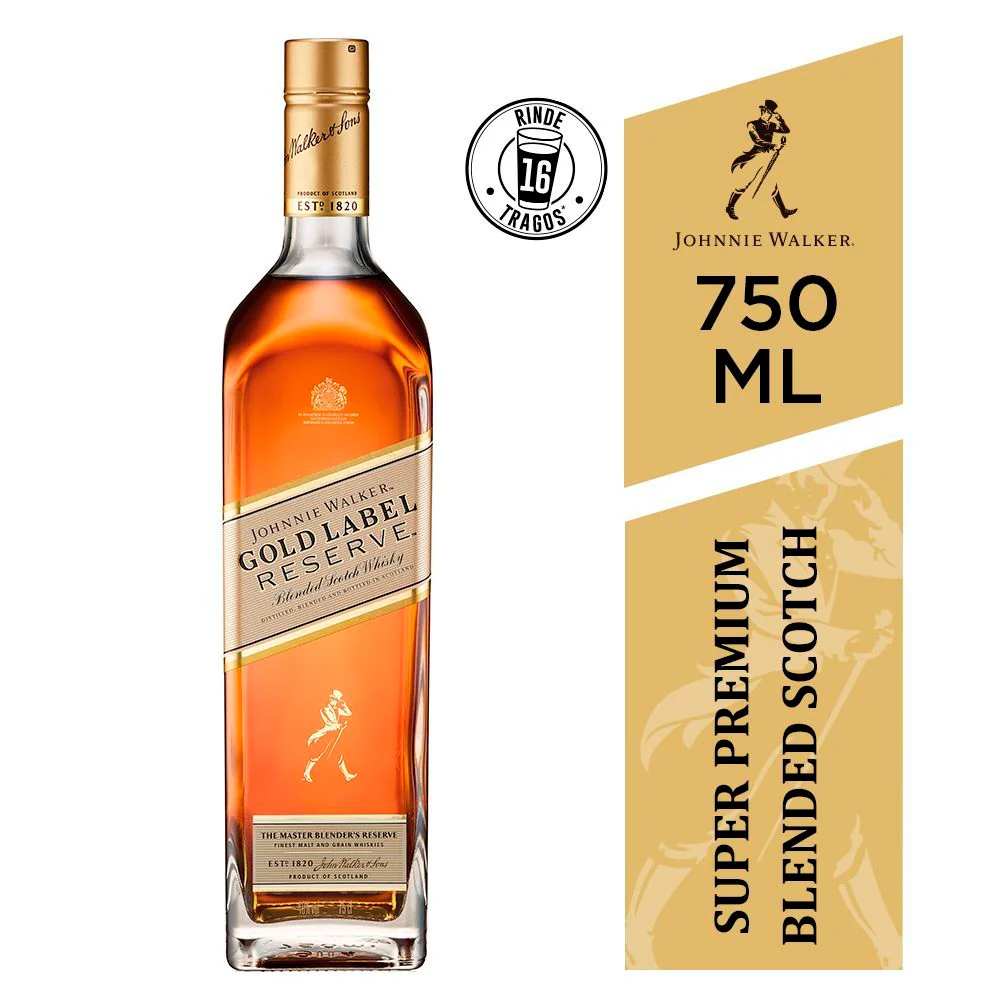 Whisky Johnnie Walker Gold Label 40º 750cc