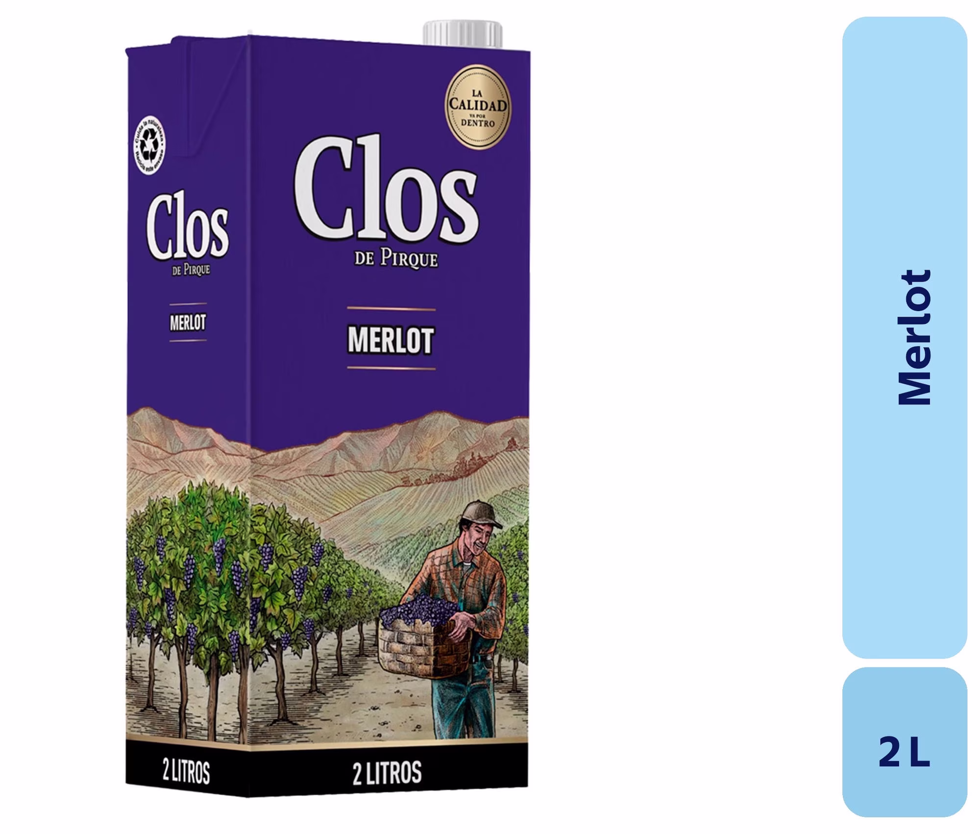Vino Clos Merlot 2000cc Tetra