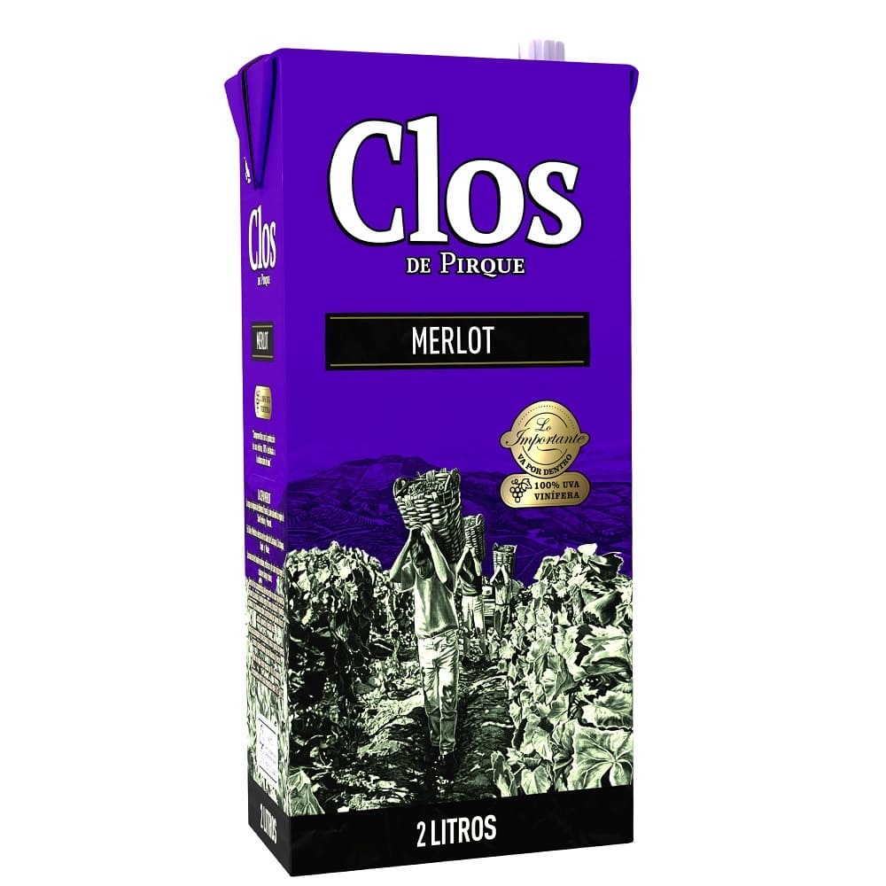 Vino Clos Merlot 2000cc Tetra
