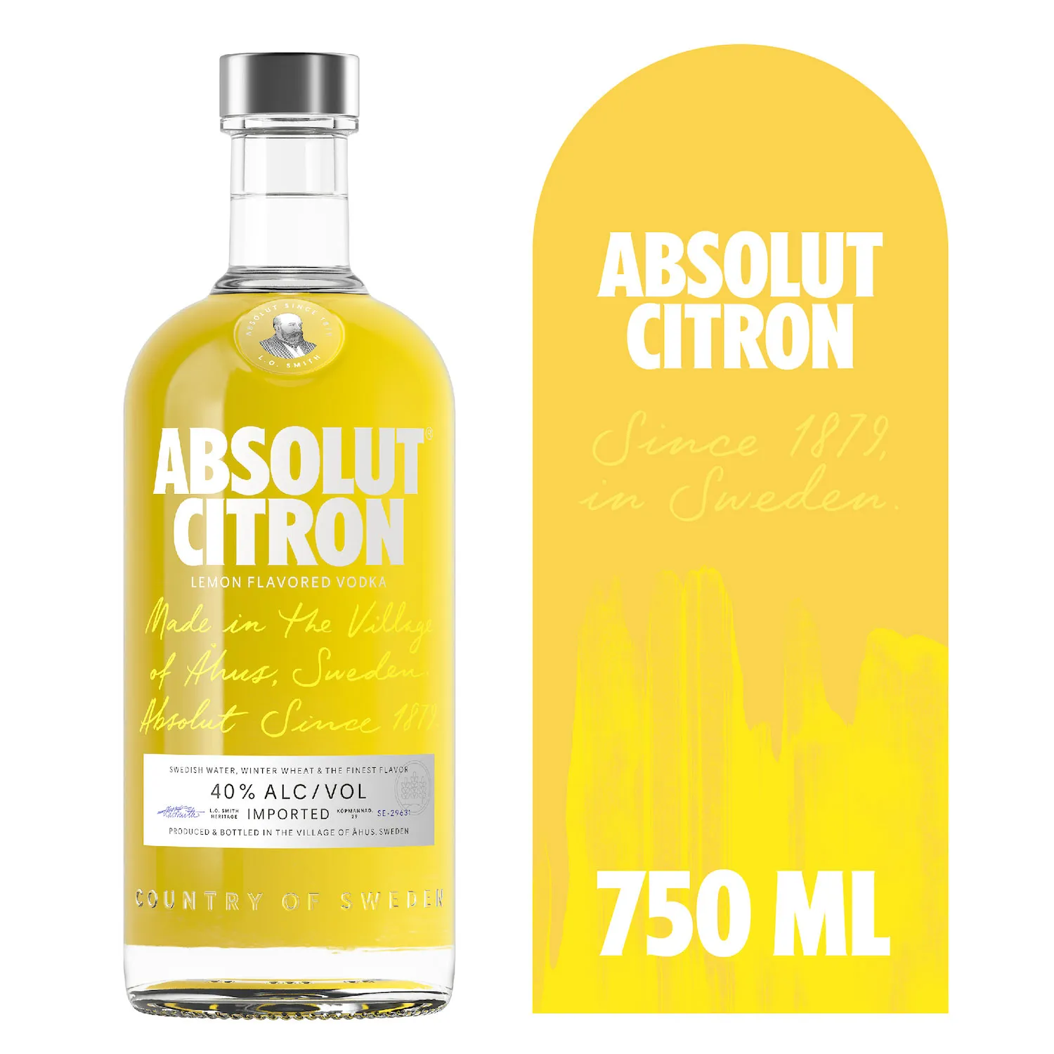 Vodka Absolut Citron 750cc