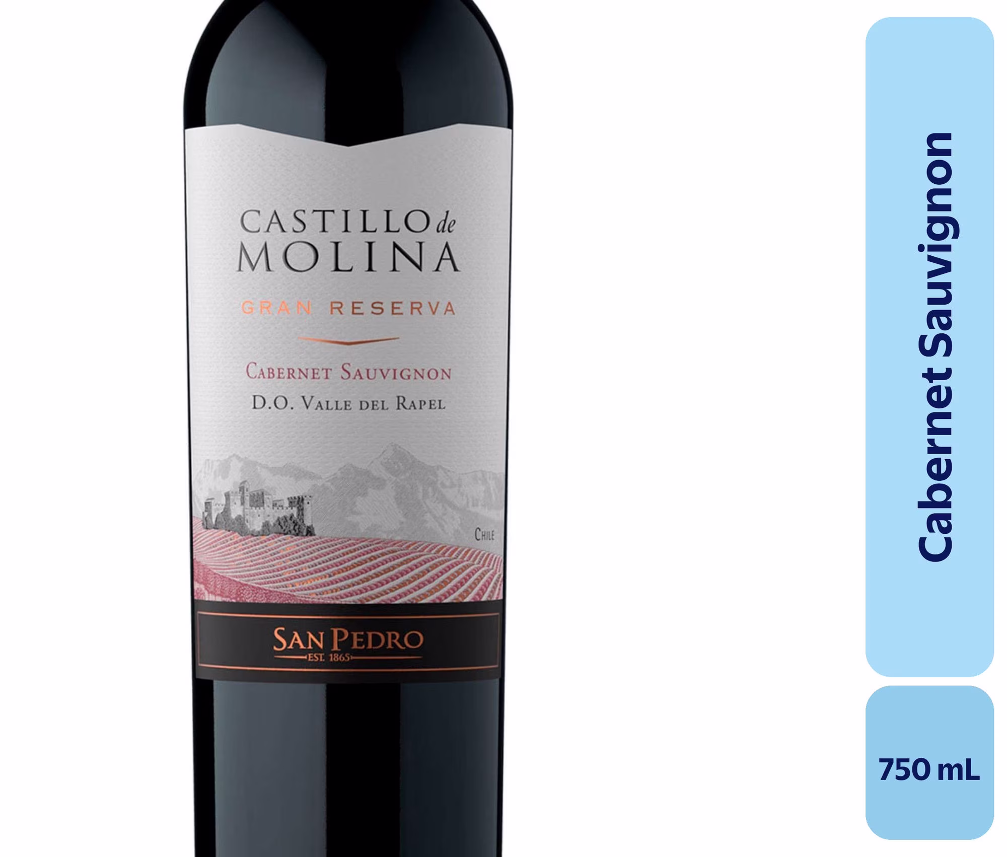 Vino Castillo de Molina Reserva Cabernet Sauvignon 750cc