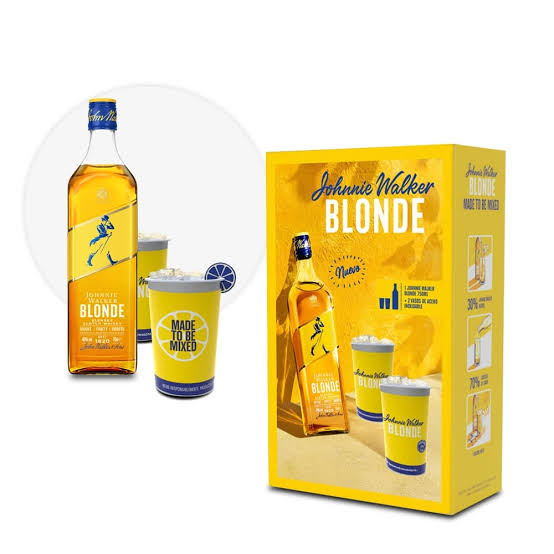 Whisky Johnnie Walker Blonde 750cc PACK con vaso