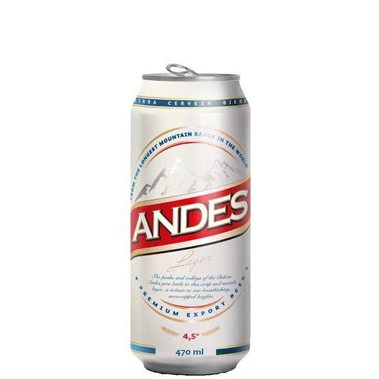 Cerveza Andes Lager 500cc Lata