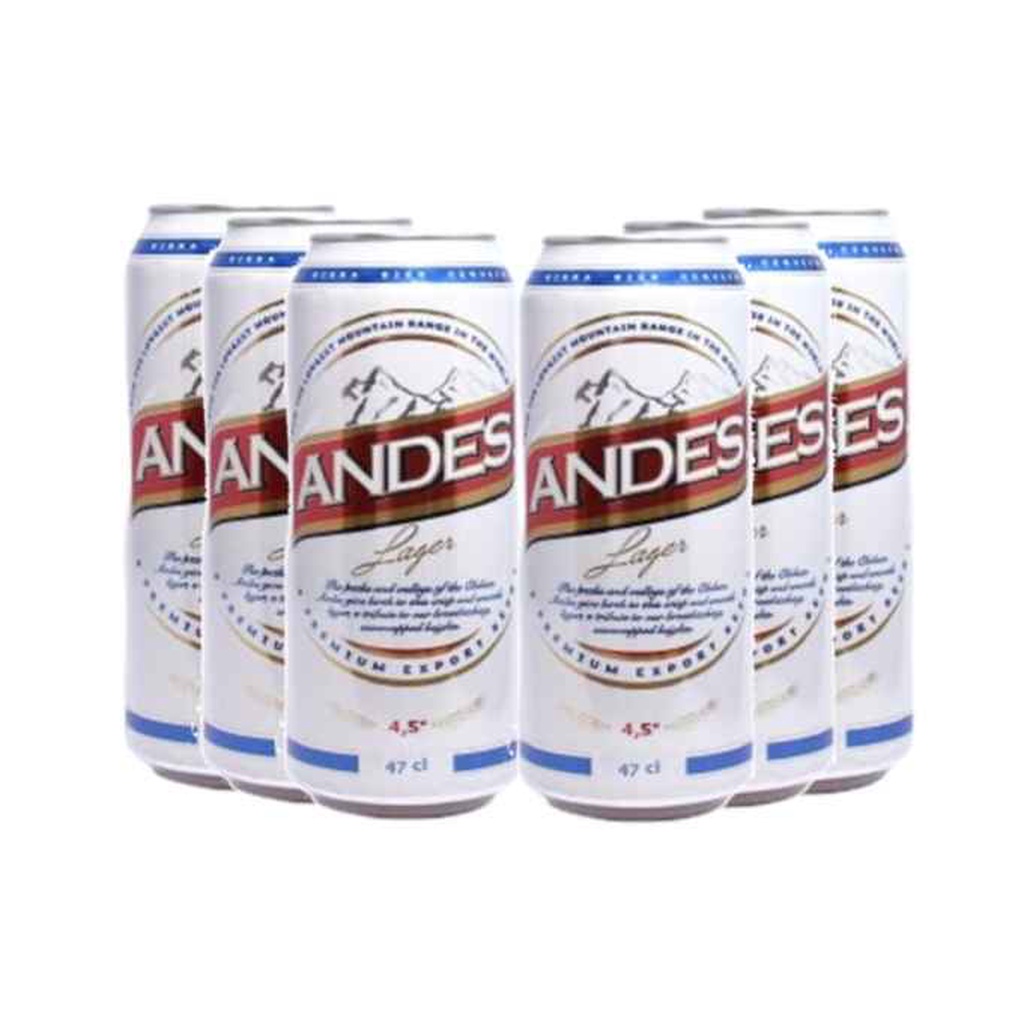 Cerveza Andes Lager 500cc Lata