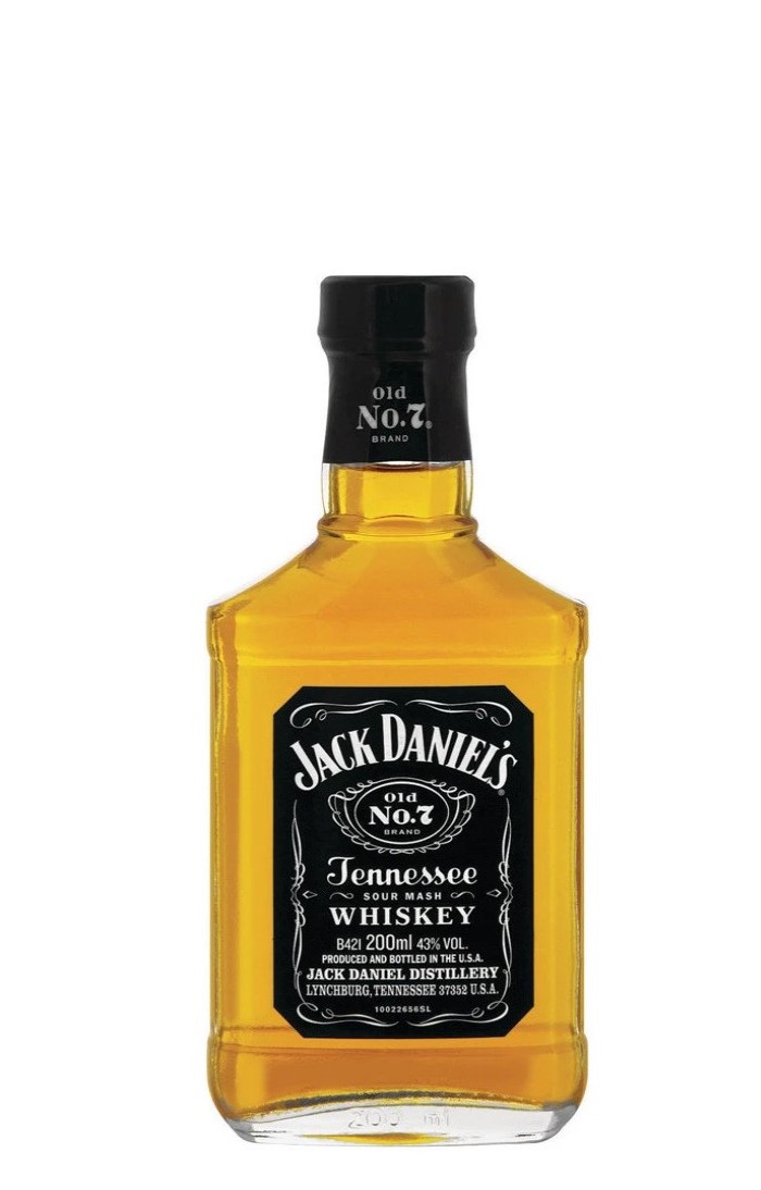 Whisky Jack Daniels 200cc Petaca