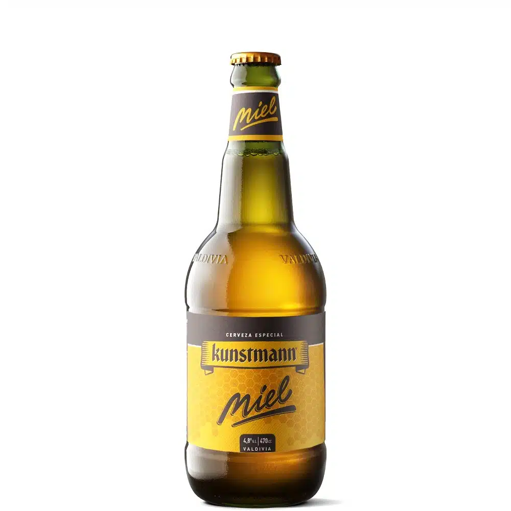 Cerveza Kunstmann Ale Miel 4,8º 500cc Botella