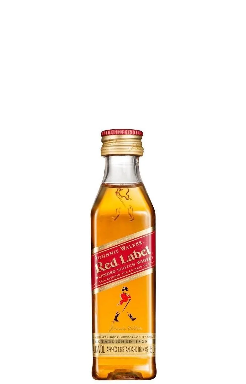 Whisky Johnnie Walker Red Label 50cc Miniatura
