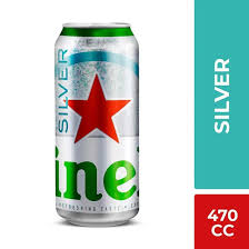 Cerveza Heineken SILVER 470cc Lata