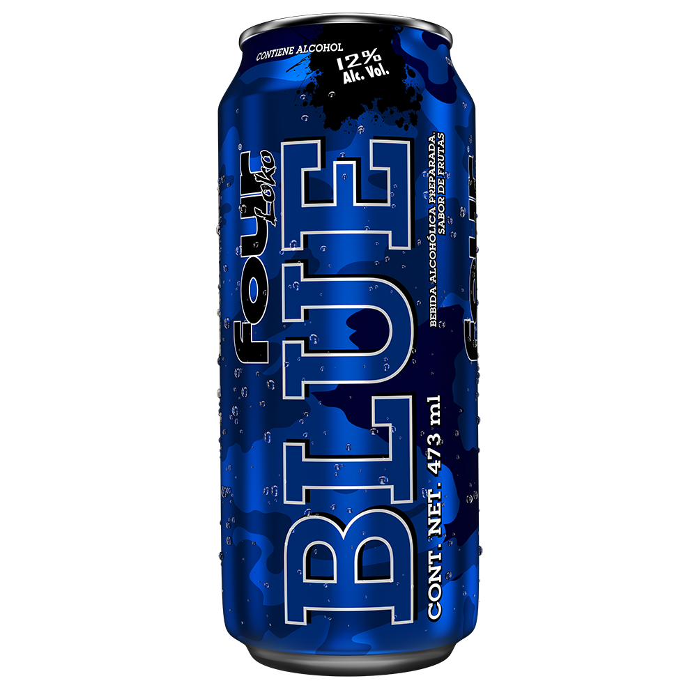 Four Loko Blue 473cc Lata