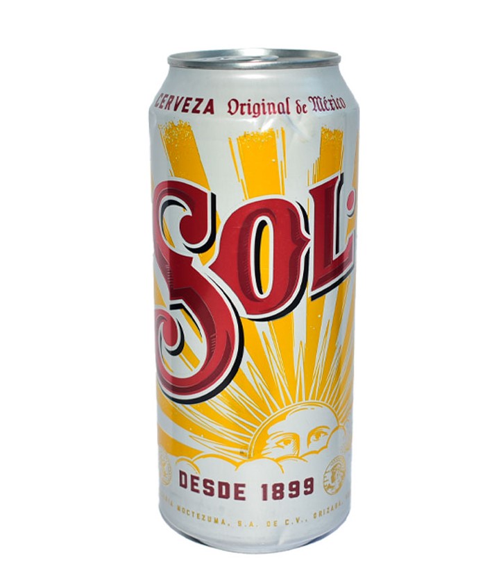 Cerveza Sol Lager 470cc Lata