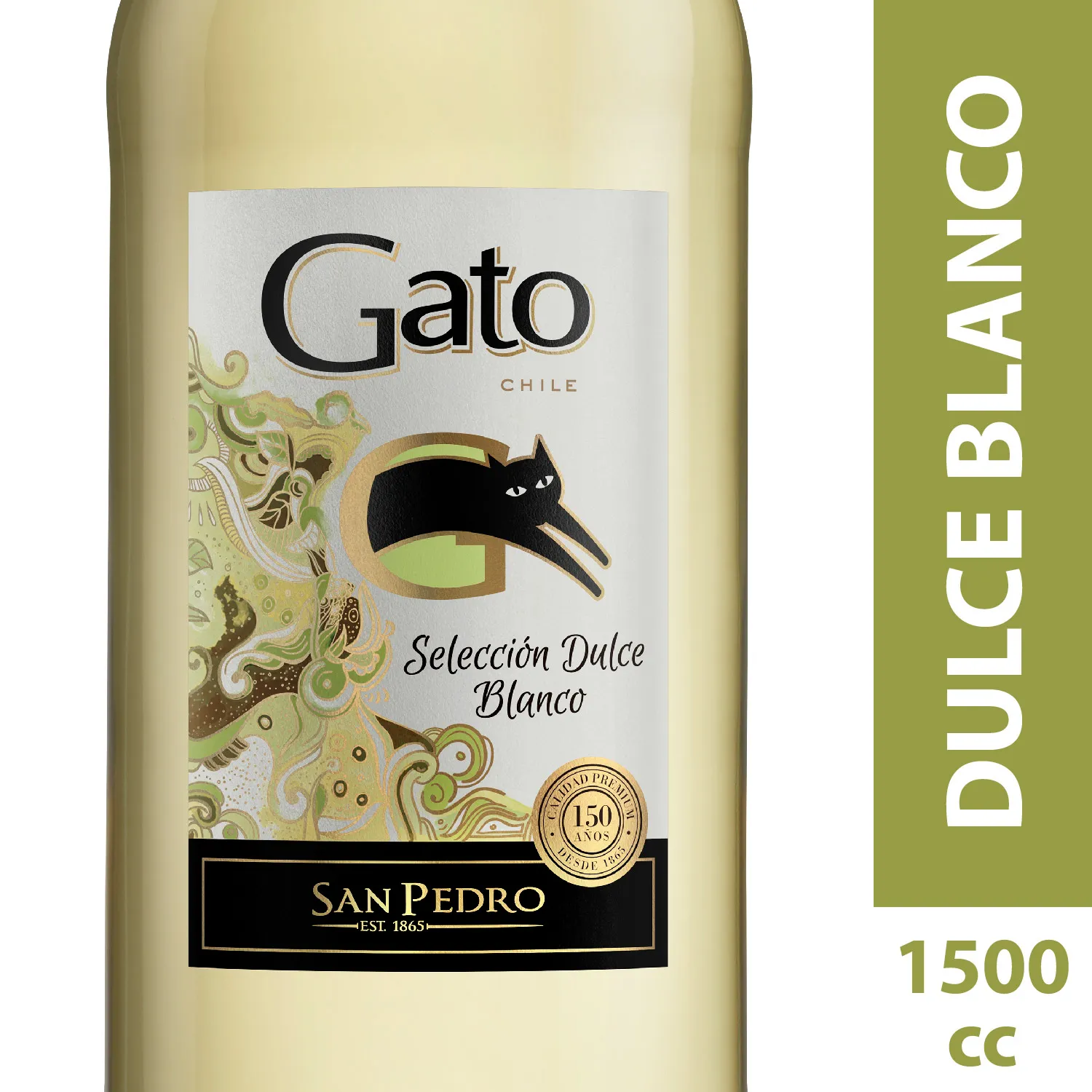 Vino Gato Seleccion Dulce Blanco 1500cc Botellon