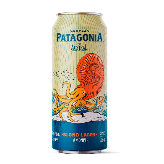 Cerveza Austral Patagonia Blond Lager 470cc Lata