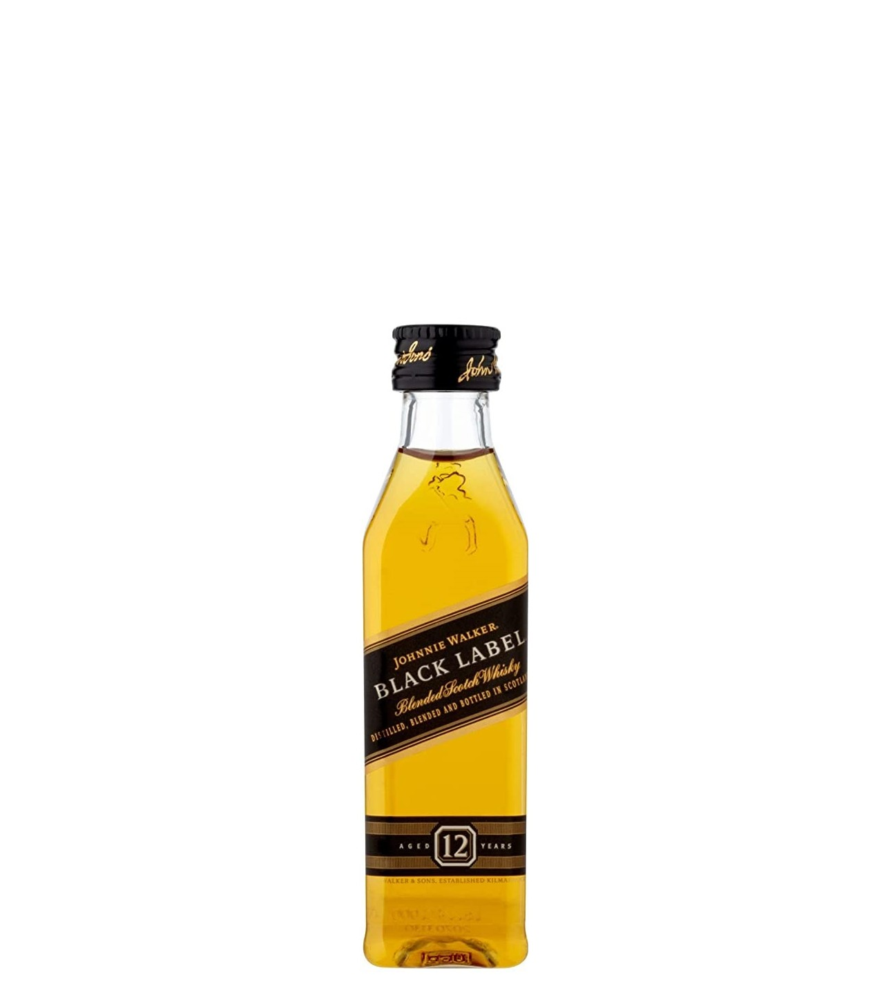 Whisky Johnnie Walker Black Label 50cc Miniatura