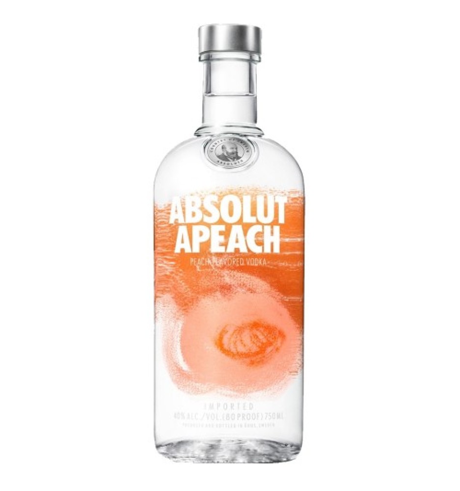 Vodka Absolut Apeach 750cc