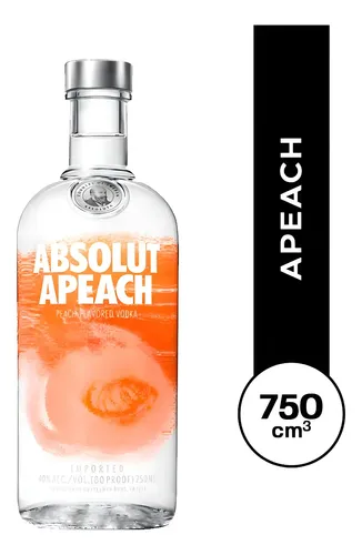 Vodka Absolut Apeach 750cc