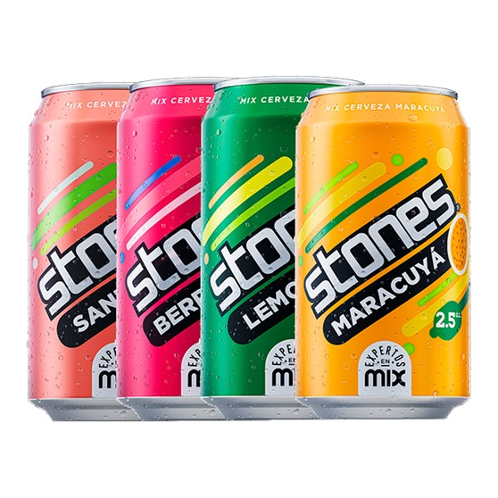 Cerveza Lemon Stones Sabores 350cc Lata