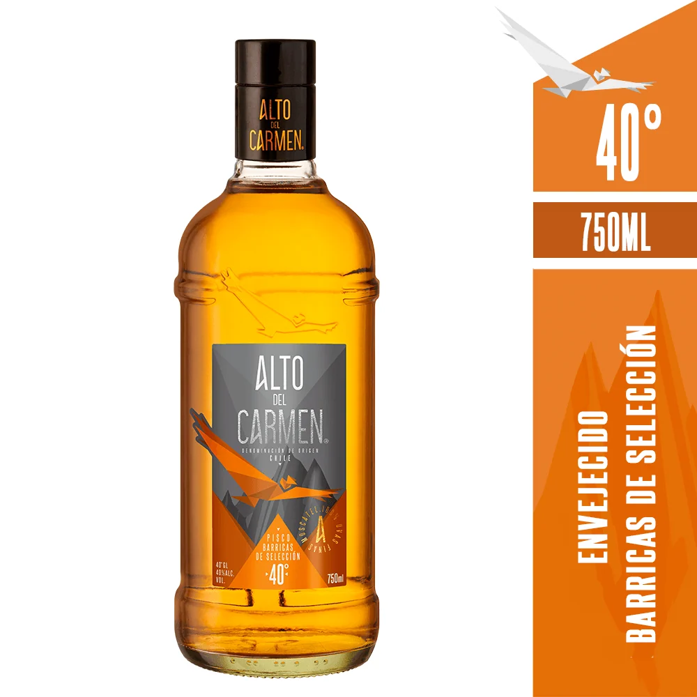 Pisco Alto del Carmen Barricas de Selección Reservado 40º 750cc