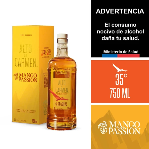 Pisco Alto del Carmen Mango Fusion 35º 750cc