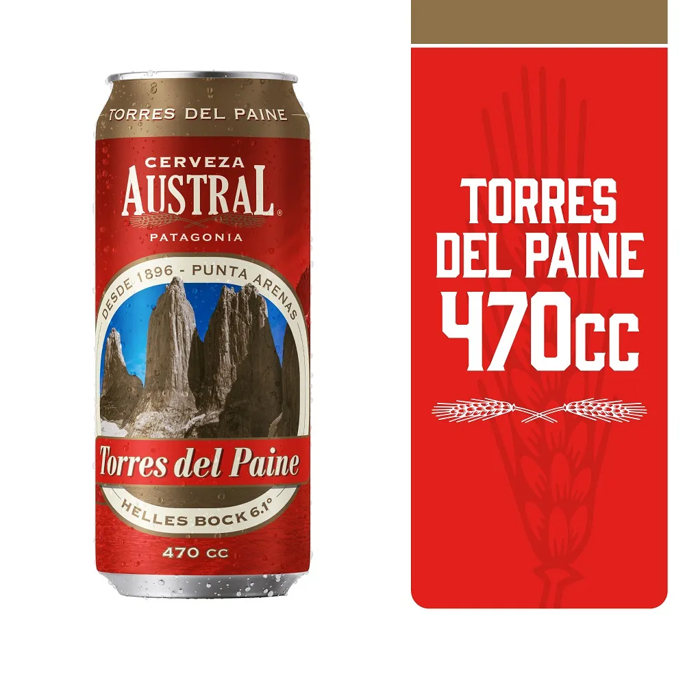 Cerveza Austral Torres del Paine 473cc Lata
