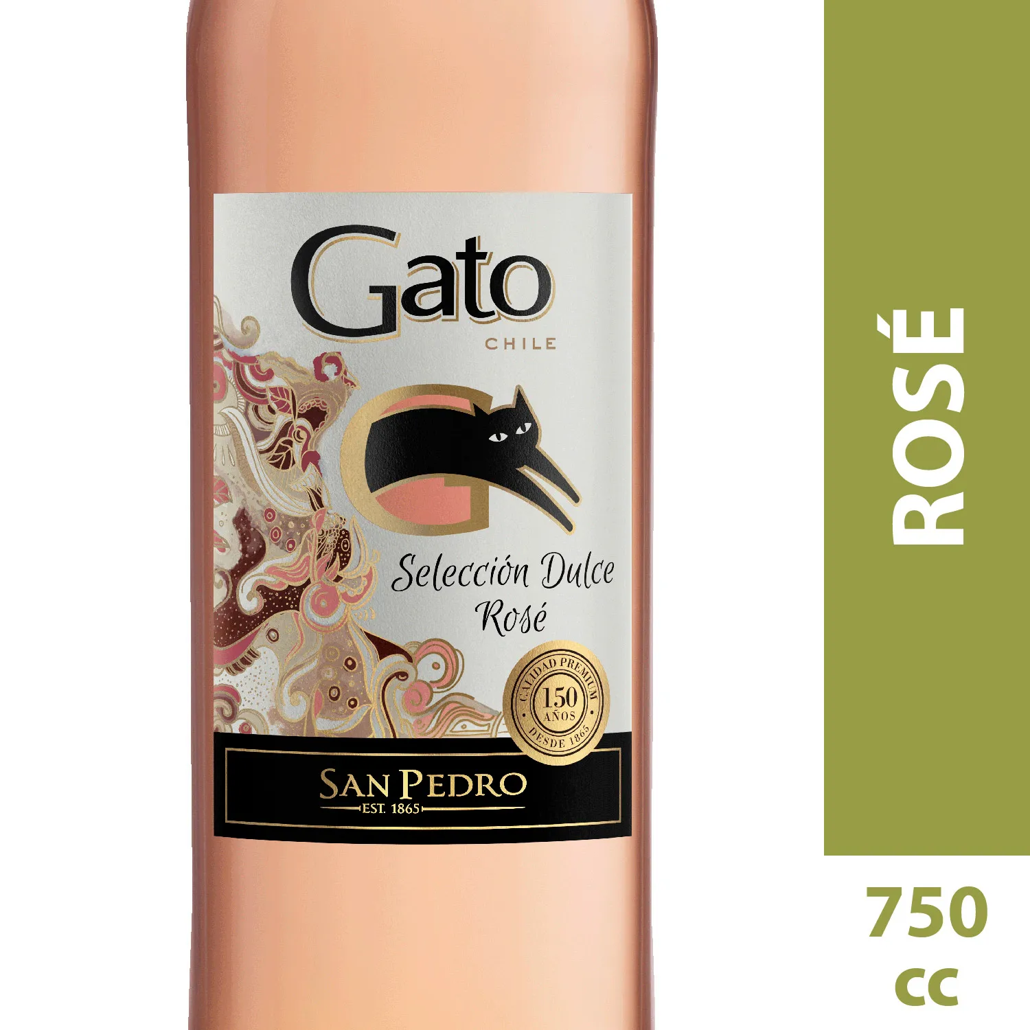 Vino Gato Dulce Rose 750cc