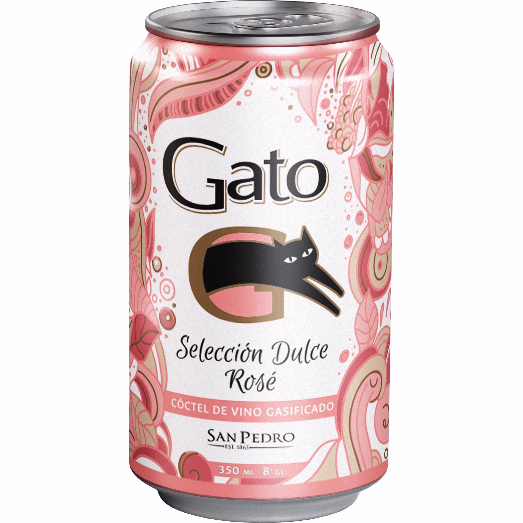 Vino Gato Dulce Rosé 350cc Lata