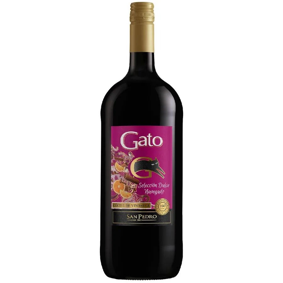 Vino Gato Navegado 1500cc Botellon