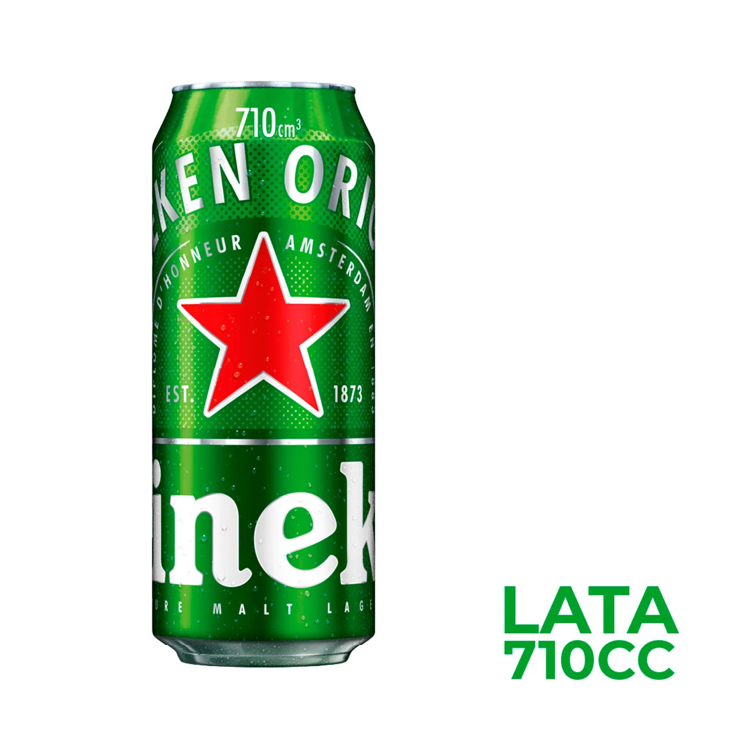 Cerveza Heineken Lager 710cc Laton