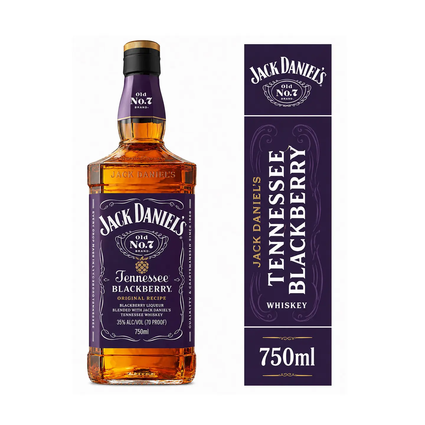 Whisky Jack Daniels Blackberry 750cc