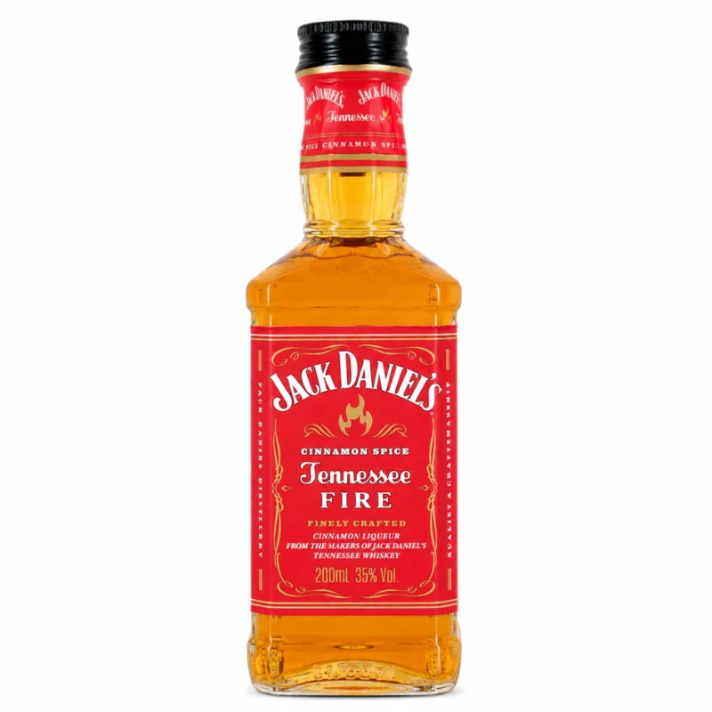 Whisky Jack Daniels Fire 200cc Petaca