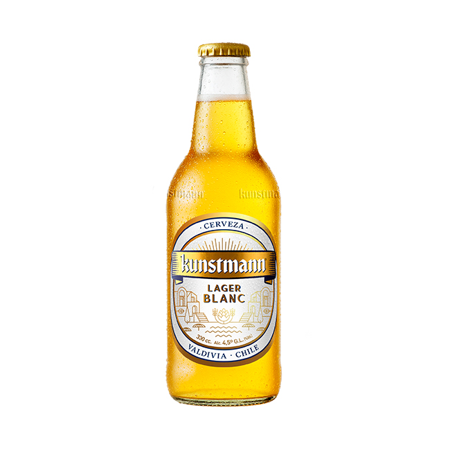 Cerveza Kunstmann Lager Blanc 4,5º 330cc